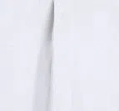 Kenneth Cole Cropped Tuxedo Style Long Sleeve Button Down Blouse In White