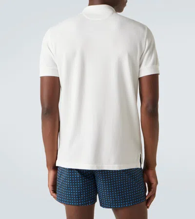 Tom Ford White Solid Shirt Collar Polo In White