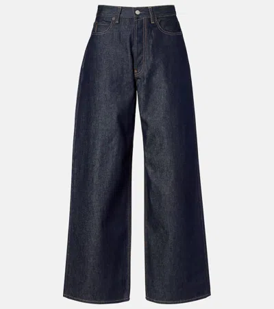 Acne Studios 1981 Mid-rise Wide-leg Jeans In Blue