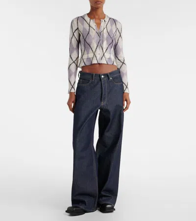 Acne Studios 1981 Mid-rise Wide-leg Jeans In Blue