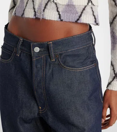 Acne Studios 1981 Mid-rise Wide-leg Jeans In Blue