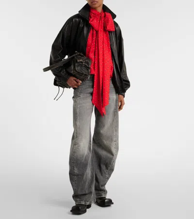 Acne Studios 2006 Low-rise Barrel-leg Jeans In Gray