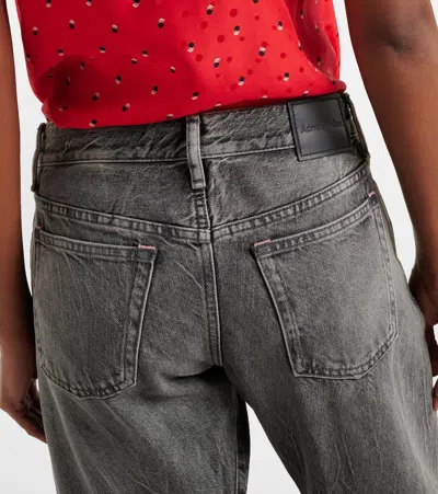 Acne Studios 2006 Low-rise Barrel-leg Jeans In Gray
