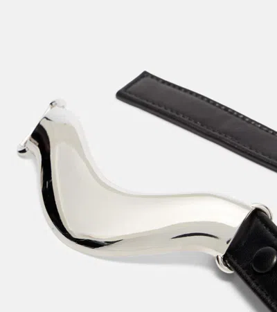 Dehanche Brancusi Leather Belt In Black