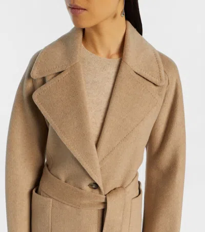 Joseph Spencer Wool And Cashmere Coat In Neutral