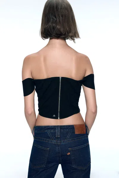 Ho25 Cleo Corset In Black