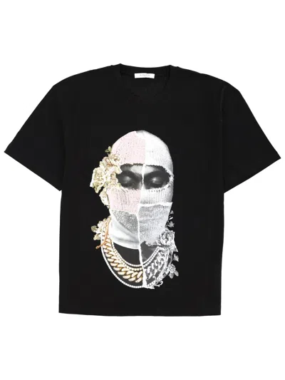 Ih Nom Uh Nit Graphic Crew Neck Short Sleeve T-shirt In Black
