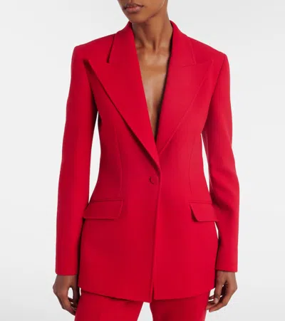 Gabriela Hearst Leiva Wool Blazer In Red