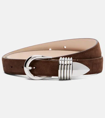 Dehanche Déhanche Hollyhock Suede Belt In Brown