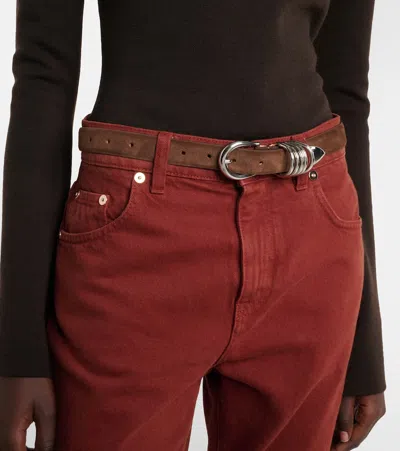Dehanche Déhanche Hollyhock Suede Belt In Brown