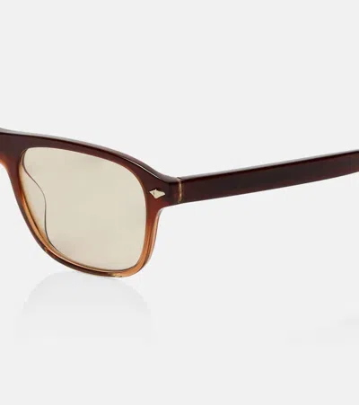Brunello Cucinelli Square Sunglasses In Brown