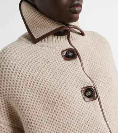 Altuzarra Llewellyn Knitted Wool Jacket In Neutral