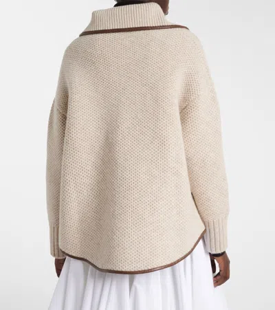 Altuzarra Llewellyn Knitted Wool Jacket In Neutral