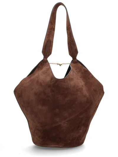 Khaite Brown Calfskin Handbag