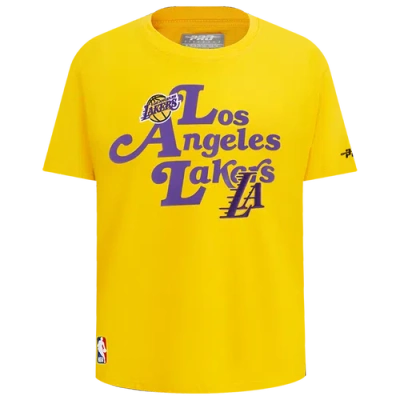 Pro Standard Boys   Lakers Script T-shirt In White