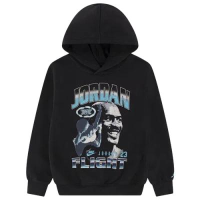 Jordan Boys   Greatness Defined Flight Pullover Hoodie In Black