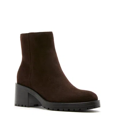 La Canadienne Weave Waterproof Suede Boot In Multi