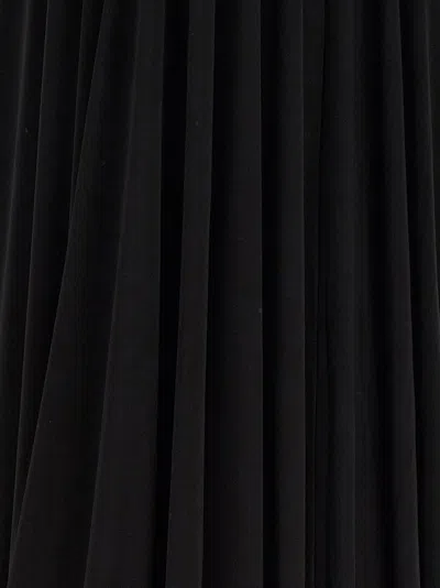 Norma Kamali Convertivle Gown Dresses Black In Black