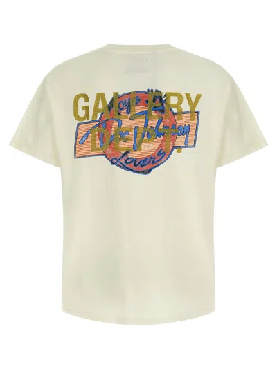 Gallery Dept. Doc Johnson Toys 4 Love Glittered Printed Cotton-jersey T-shirt In Neutral
