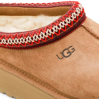 Ugg Platform Slip-on Shoes With Decorative Braided Trim In Brown