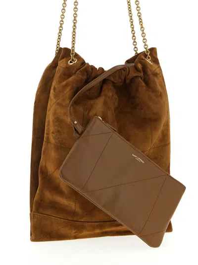 Saint Laurent Jamie Shoulder Bags Brown In Brown