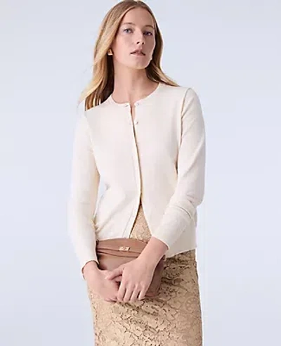 Ann Taylor Ann Cardigan In Neutral