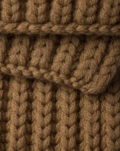 Prada Wool Scarf In Brown