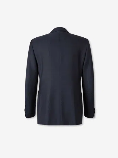 Canali Double-breasted Suit By In Blue