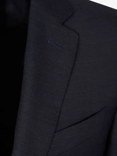 Canali Double-breasted Suit By In Blue