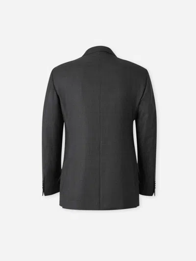 Scabal® Scabal Double-breasted Suit Soho+w70 Silver In Gray