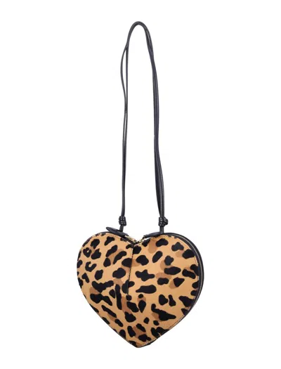 Alaïa Le Coeur Bag In Animal Print