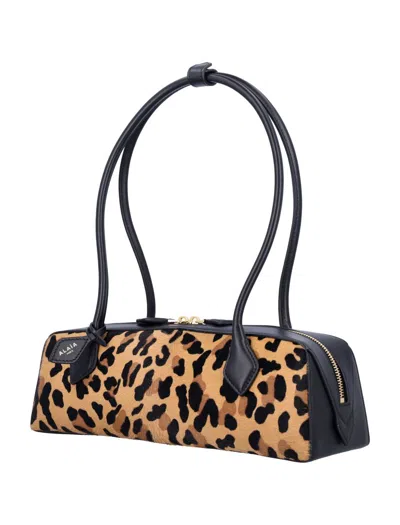 Alaïa Le Teckel Medium Bag In Animal Print