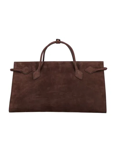 Alaïa Le Teckel Tote Bag In Brown