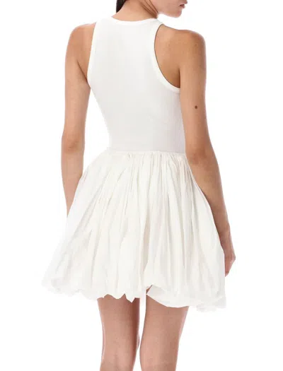 Alaïa Sculpting-rib Jersey Bodysuit In White