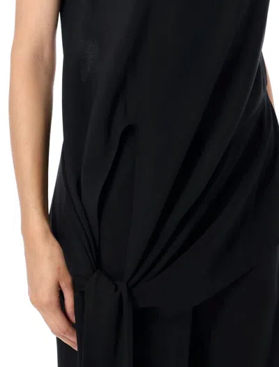 Alaïa Alaia Cady Tie Jumpsuit In Black