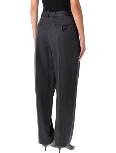 Bottega Veneta Tailored High Waist Trousers In Black