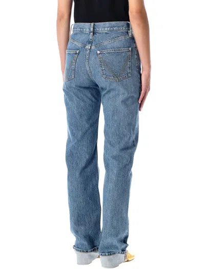 Bottega Veneta Straight-leg Denim Jeans In Blue