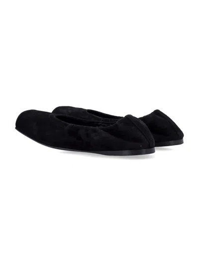 Alaïa Alaia Twotone Ballerina With Square Toe In Brown In Multi