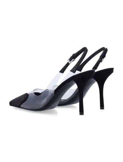 Alaïa Alaia 100mm Le Coeur Heart Shaped Slingback Pumps In Black