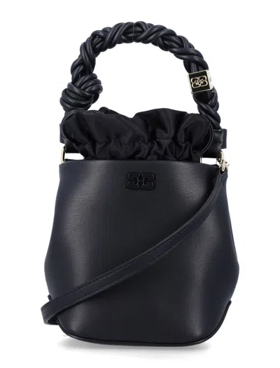 Ganni Bou Bucket Mini In Black