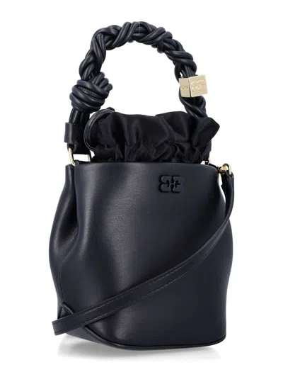 Ganni Bou Bucket Mini In Black
