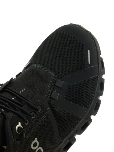 On Running Black Mesh Cloud 6 Sneakers In Black