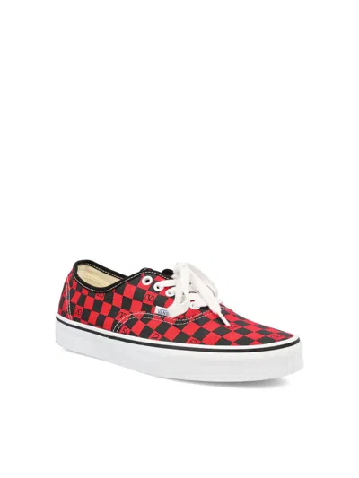 Valentino X Vans Men's Tess St Vlogo Check Canvas Low-top Sneakers In Animal Print