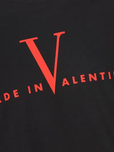 Valentino Crew Neck Short Sleeve T-shirt Design In Multi