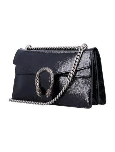 Gucci Chain Strap Shoulder Bag With Metal Hardware In Black