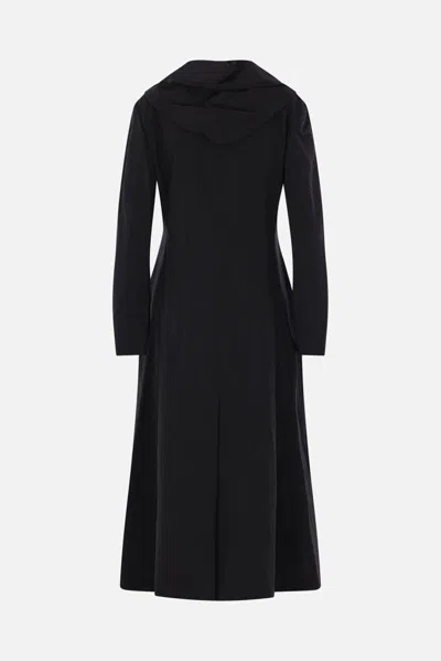 Yohji Yamamoto Coats In Black