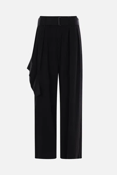 Yohji Yamamoto Trousers In Black