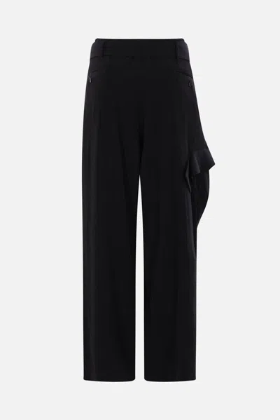 Yohji Yamamoto Trousers In Black