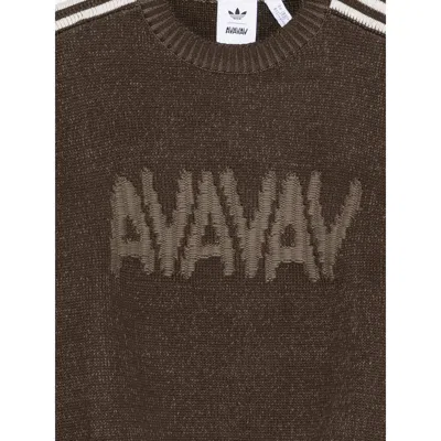 Adidas By Avavav Sweaters Green In Brown