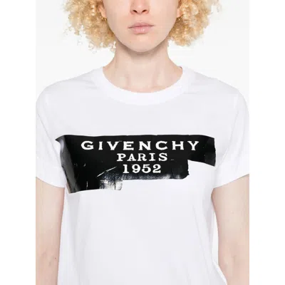 Givenchy White Cotton T-shirt In White